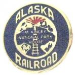 ALASKA RAILROAD LOGO METAL HAT PIN